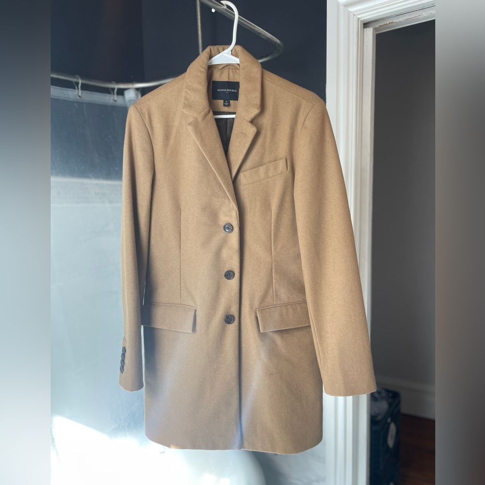 Banana Republic Camel Wool Jacket